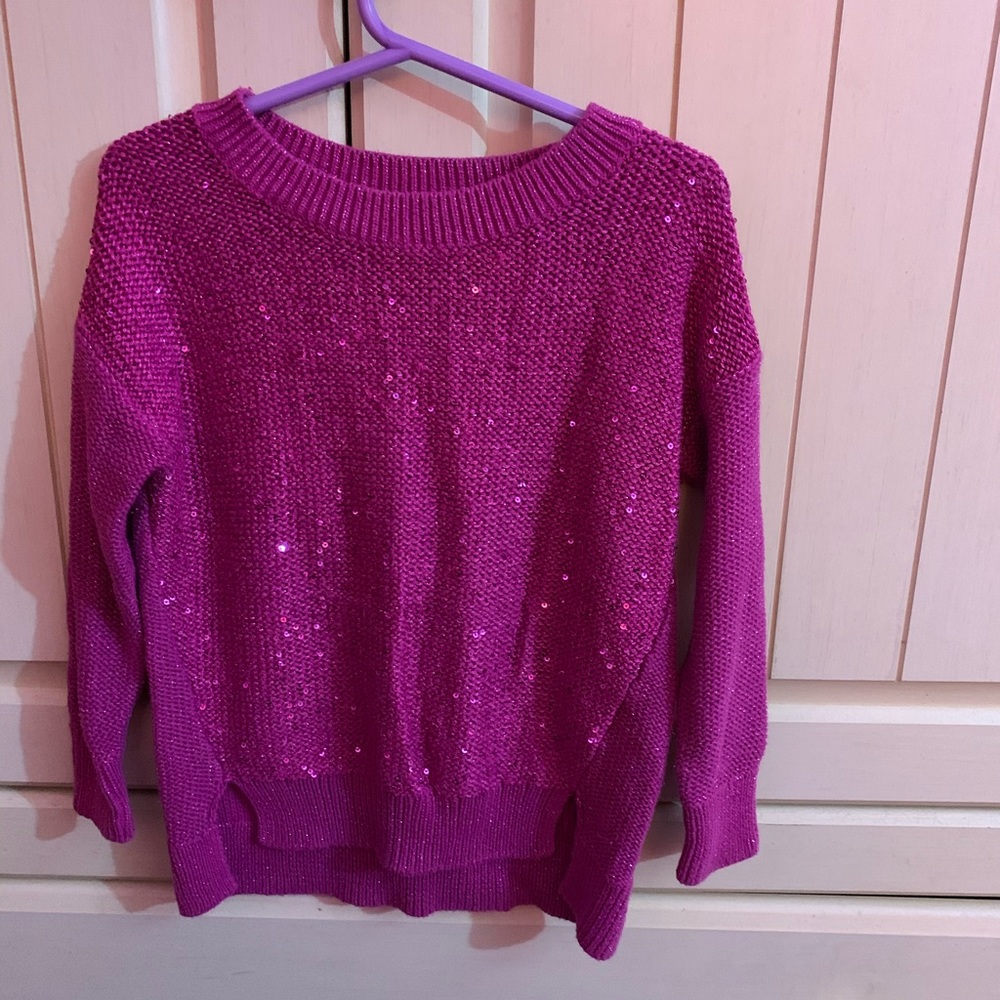 Girls sweater and sneakers